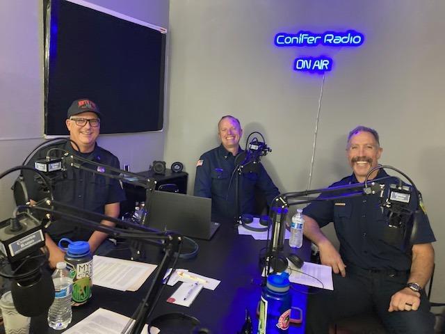Fire Chiefs Curt Rogers, Jacob Ware, and Skip Shirlaw on Conifer Radio
