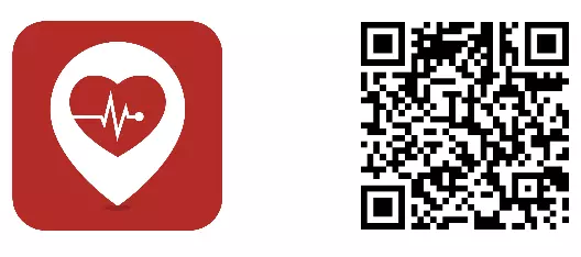 PulsePoint app and QR Code to download Apple or Android version