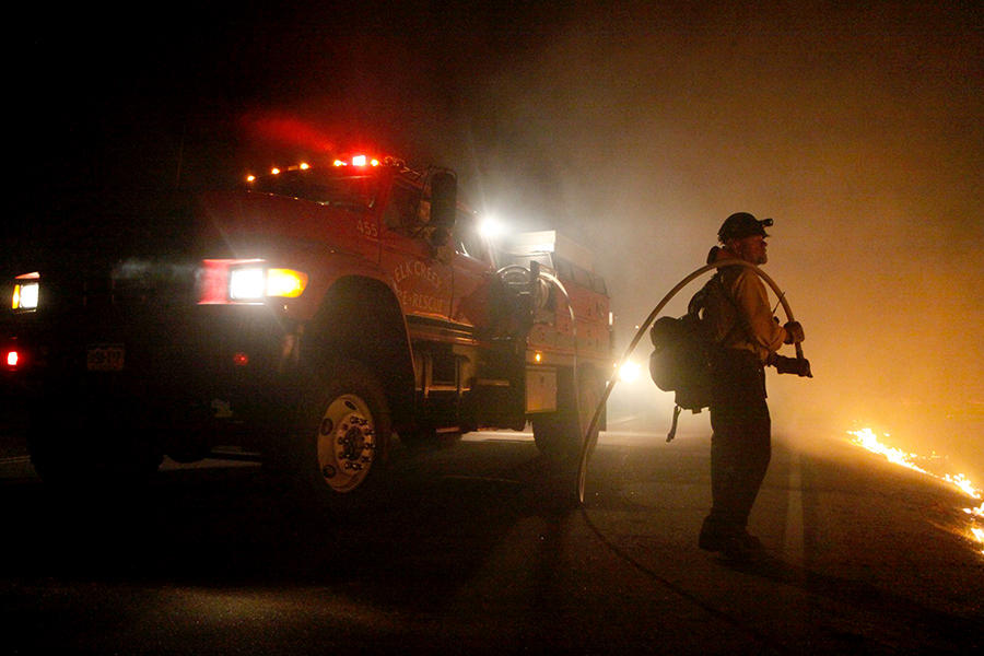 Elk Creek Fire Department in Action